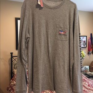 Vineyard Vine American Flag Long sleeve T-shirt